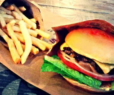 Special Burger with French Fries